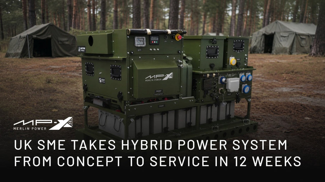 Merlin Power Delivers MP-X Hybrid Power System Directly to the MOD