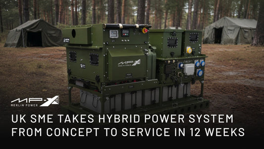 Merlin Power Delivers MP-X Hybrid Power System Directly to the MOD