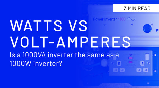 Watts vs Volt-amperes: Is a 1000VA Inverter the Same as a 1000w Inverter?