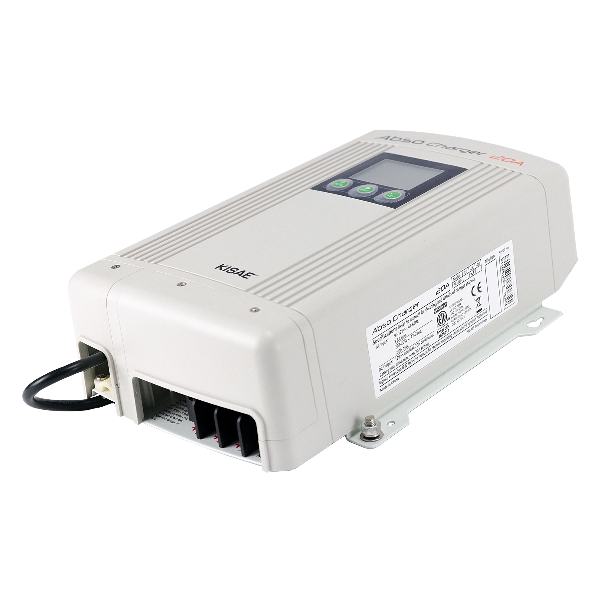 20A Charger 12V - 3 Output – Merlin Power