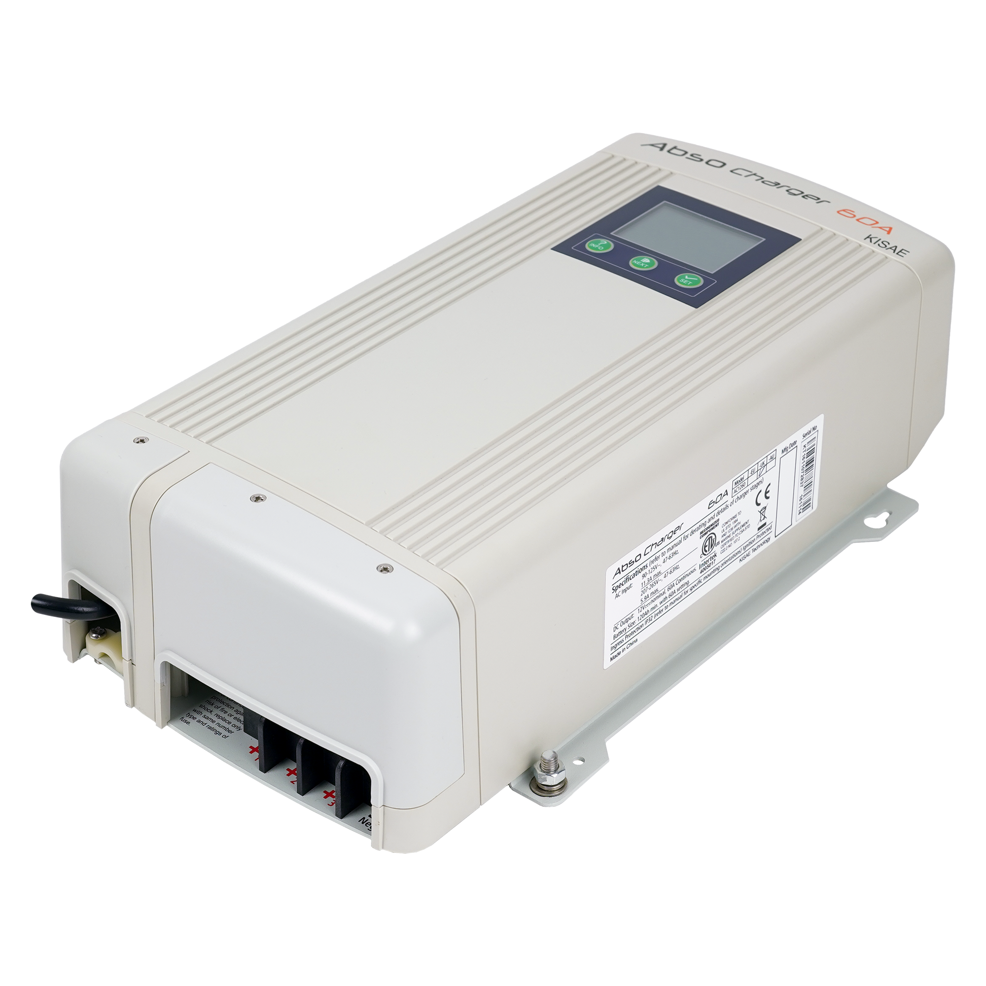60A Charger 12V - 3 Output – Merlin Power