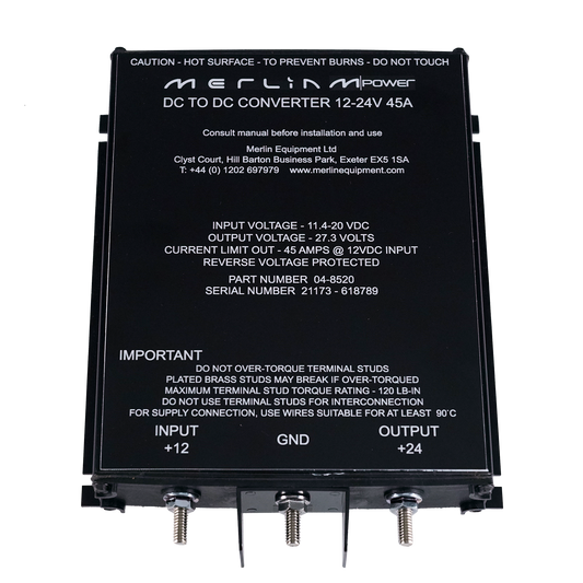 DC to DC Converter 45amps (12 to 24v)