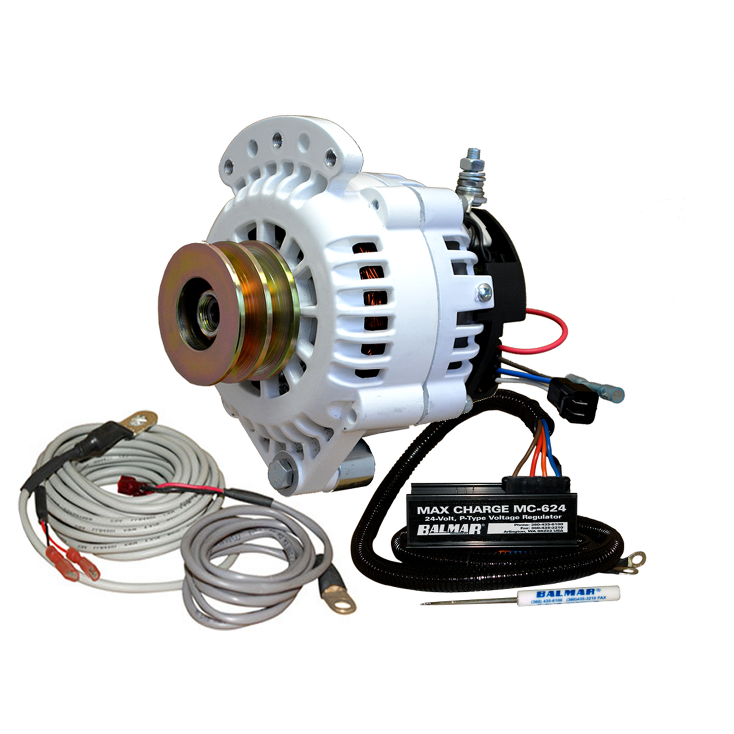 KIT, 621 Series 70a 24v SingleFT Alternator, MC Regulator, DV