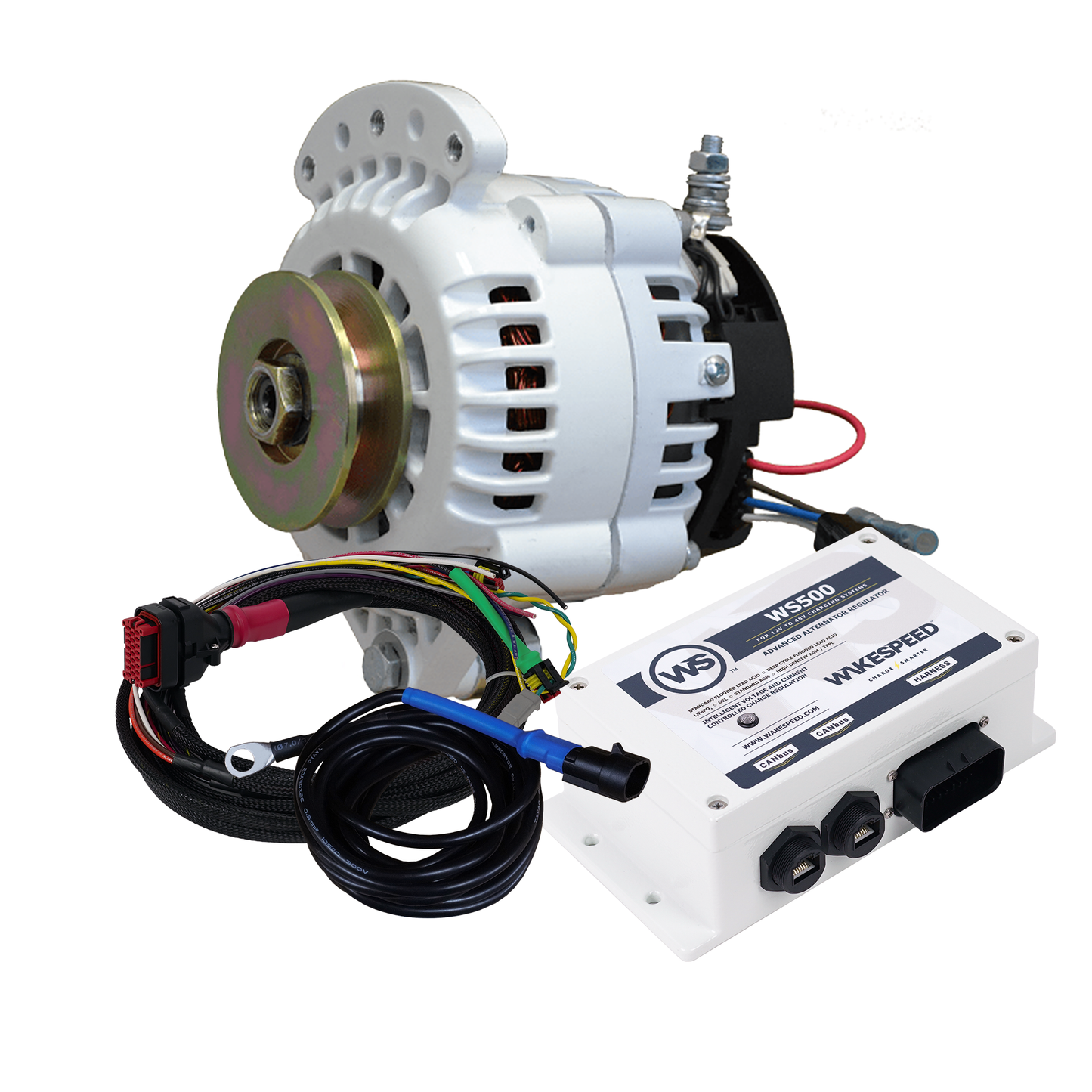 KIT, 621 Series 100a SingleFT Alternator, Wakespeed Reg, SV