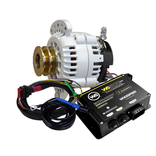 KIT, 60 Series 120a SaddleMT Alternator, Wakespeed Reg, DV
