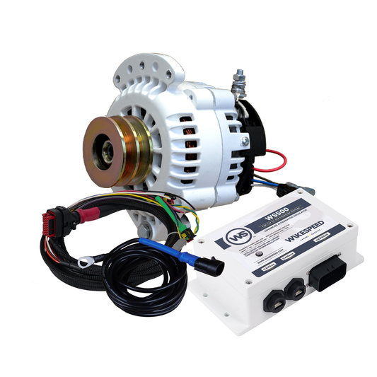 KIT, 621 Series 70a 24v SingleFT Alternator, Wakespeed, DV