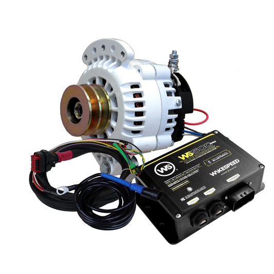 KIT, 621 Series 70a 24v SingleFT Alternator, Wakespeed, DV