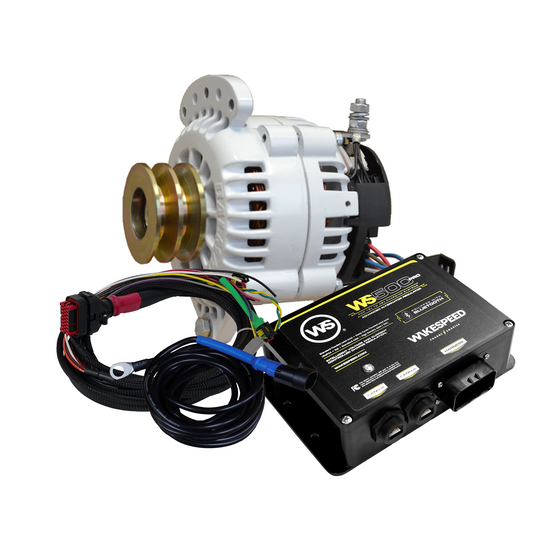 KIT, 60 Series 70a 24v SaddleMT Alternator, Wakespeed, DV