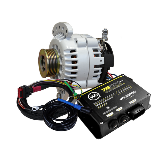KIT, 60 Series 70a 24v SaddleMT Alternator, Wakespeed, K6