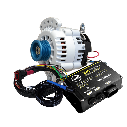 KIT, 621 Series 70a 24v SingleFT Alternator, Wakespeed, J10