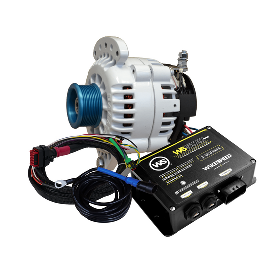 KIT, 60 Series 70a 24v SaddleMT Alternator, Wakespeed, J10