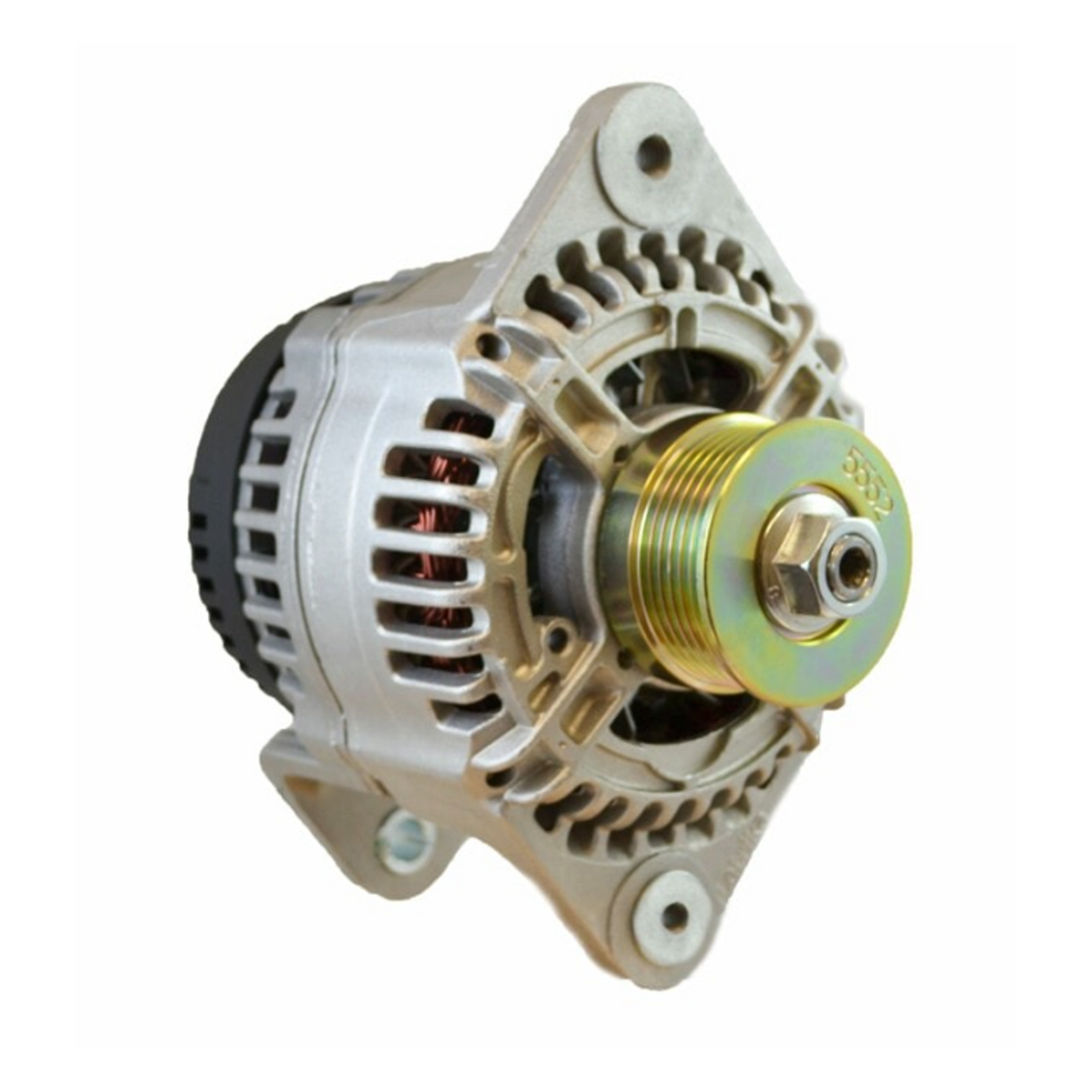 Alternator, 96 Series, 60a, 48v, SaddleMT, 4in, DualPul