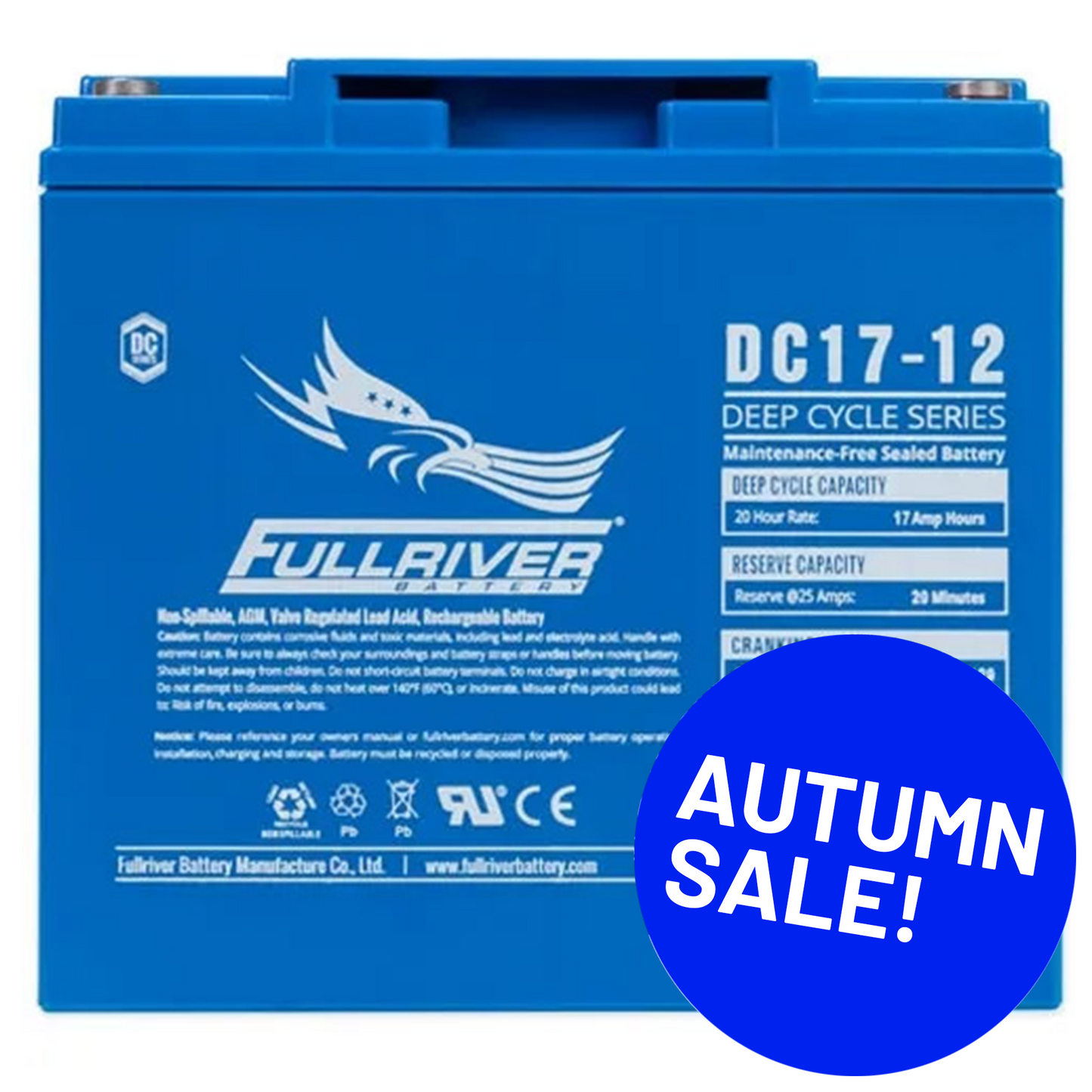 DC Series Battery 12V 17Ah (DC17-12)