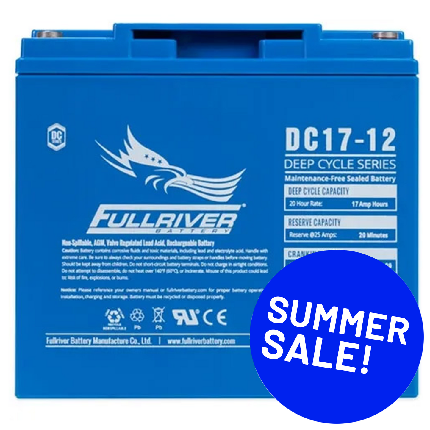 DC Series Battery 12V 17Ah (DC17-12)