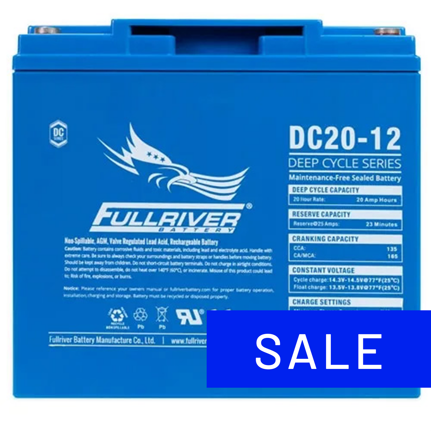 DC Series Battery 12V 20Ah (DC20-12)