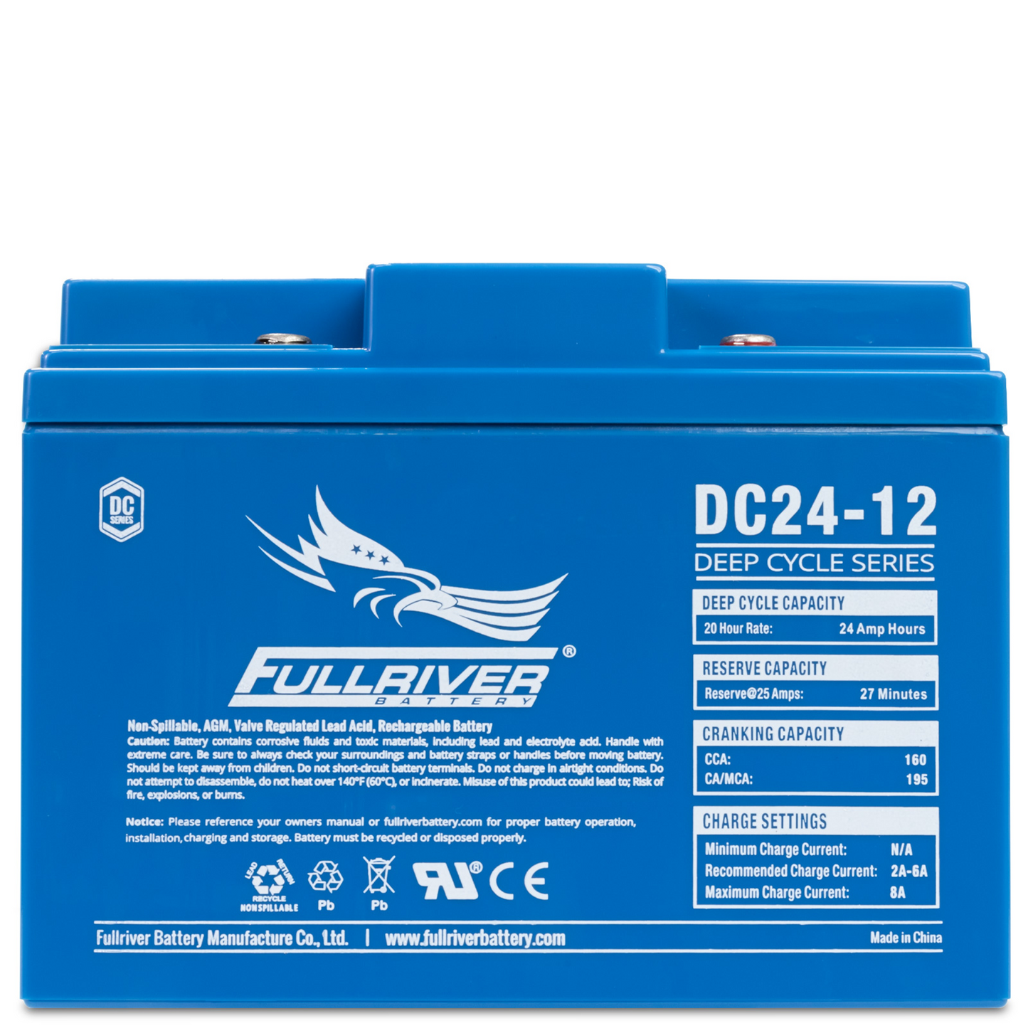 DC Series Battery 12V 24Ah (DC24-12)