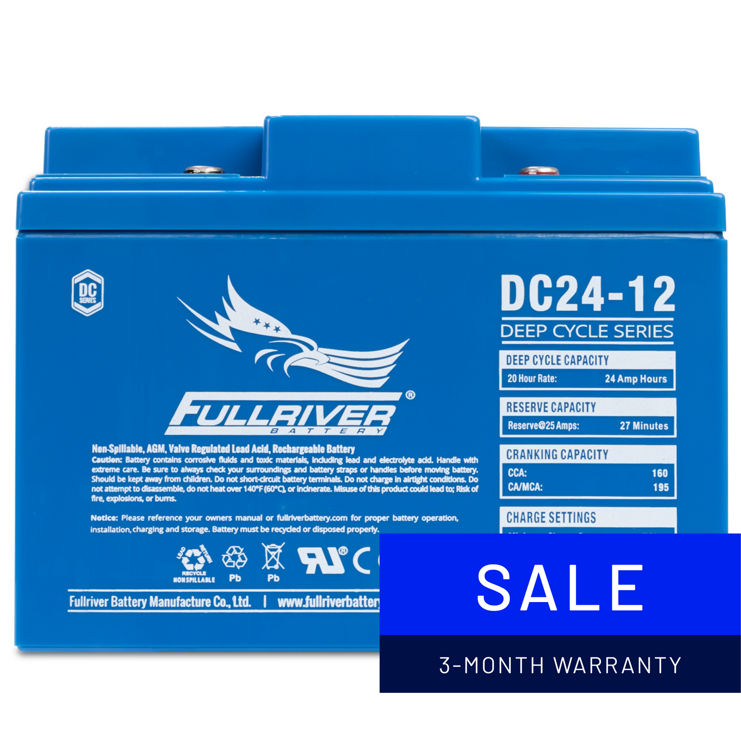 DC Series Battery 12V 24Ah (DC24-12)