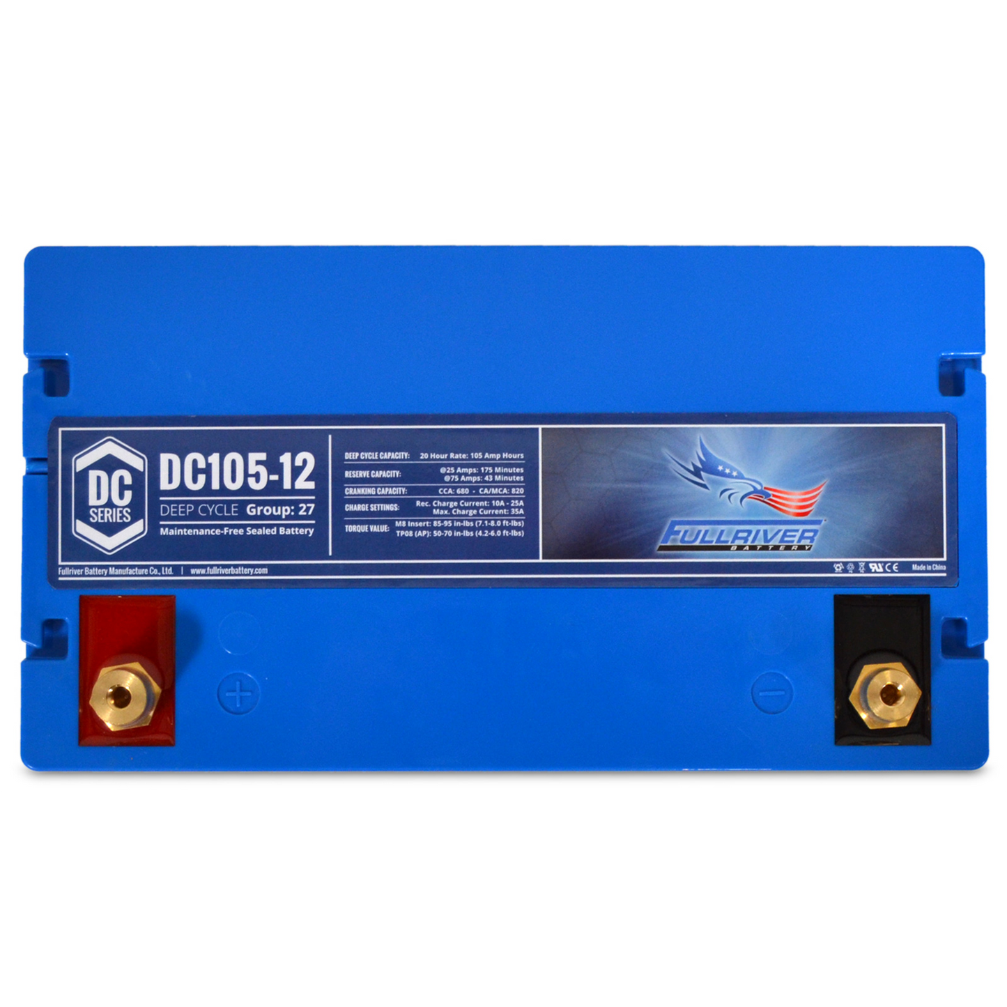 DC Series Battery 12V 105Ah Battery (DC105-12)