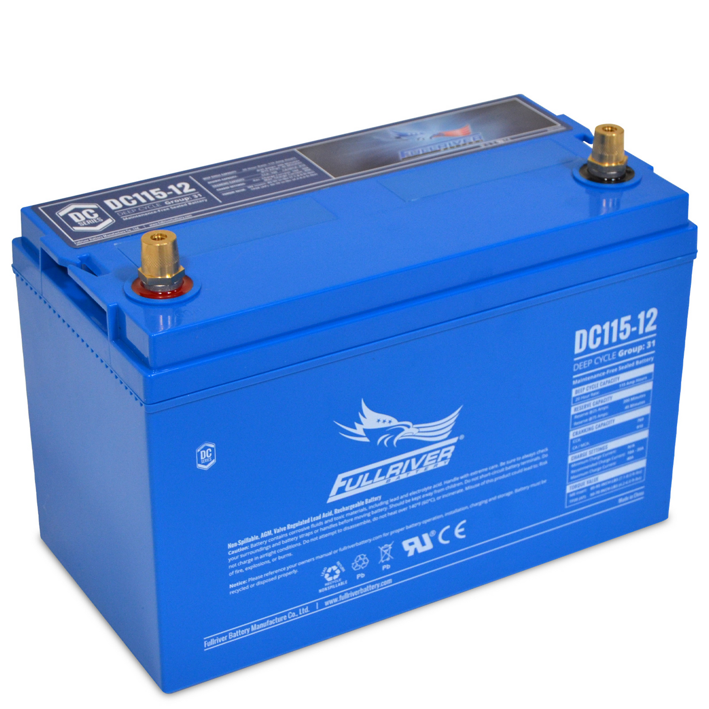 DC Series Battery 12V 115Ah Battery (DC115-12)