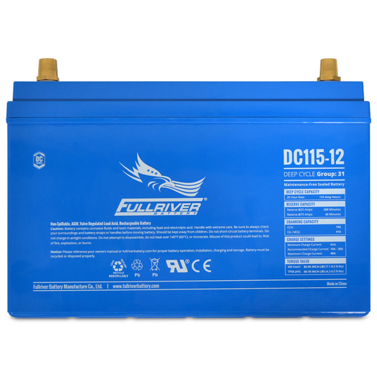 DC Series Battery 12V 115Ah Battery (DC115-12)