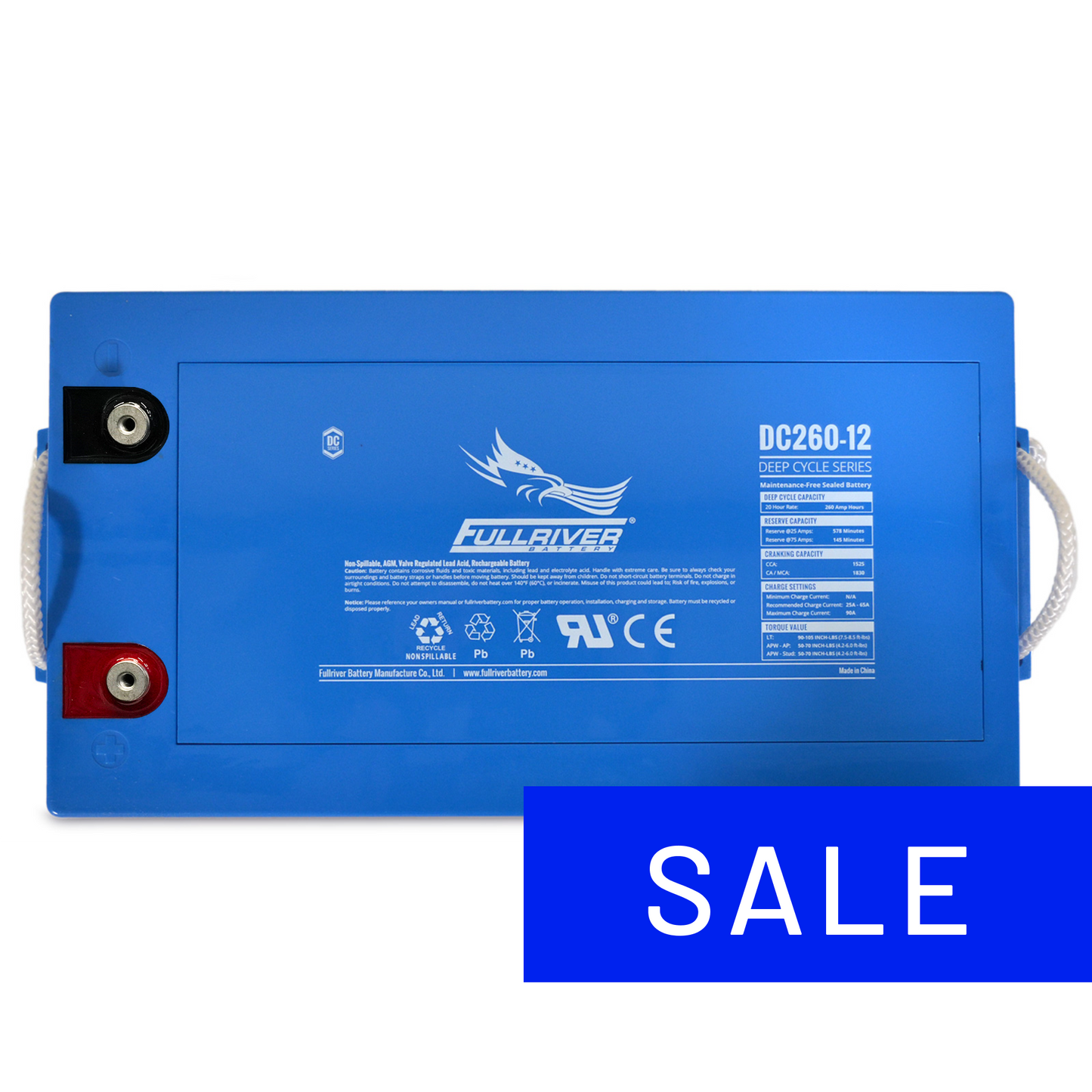DC Series Battery 12V 260Ah (DC260-12)