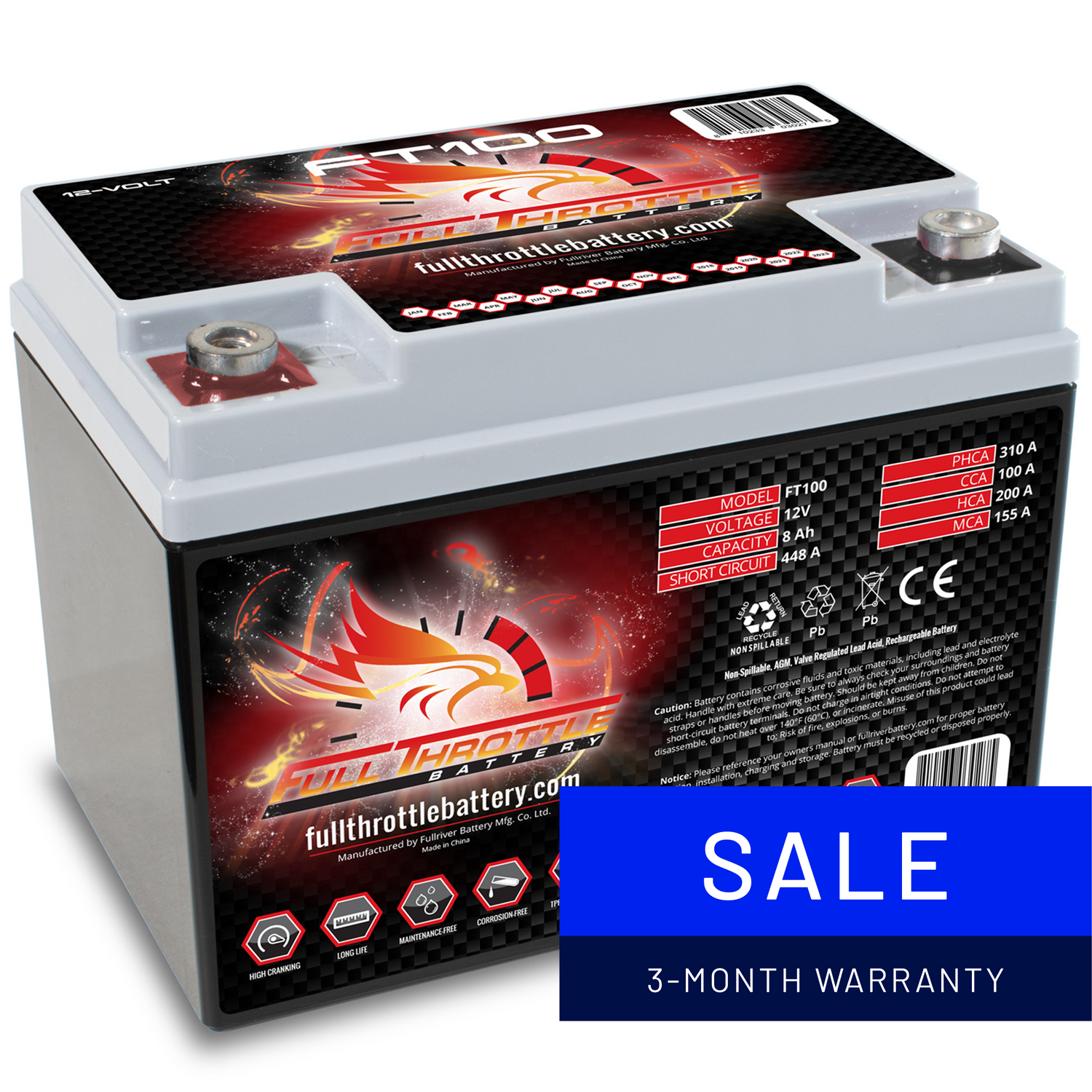 (M) Full Throttle TPPL High Cranking Batteries