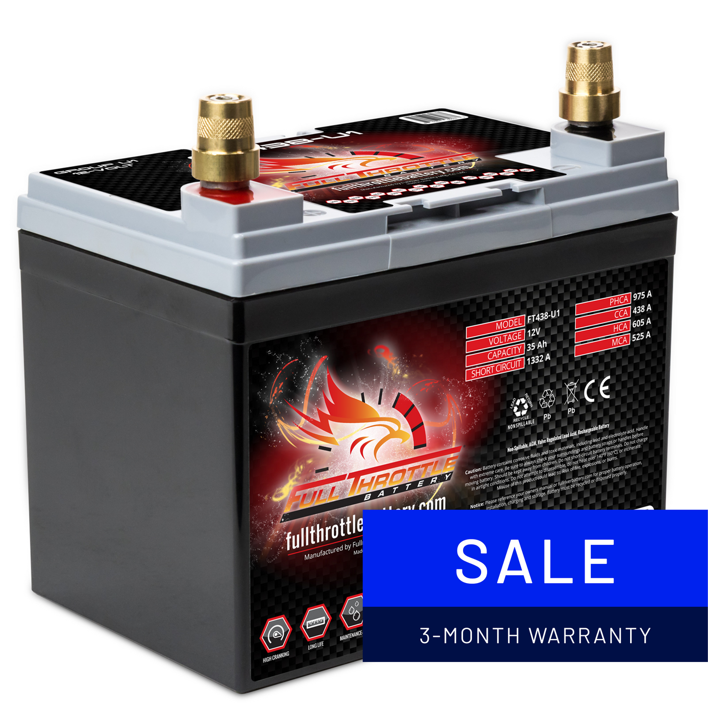 Full Throttle TPPL Battery FT438-U1