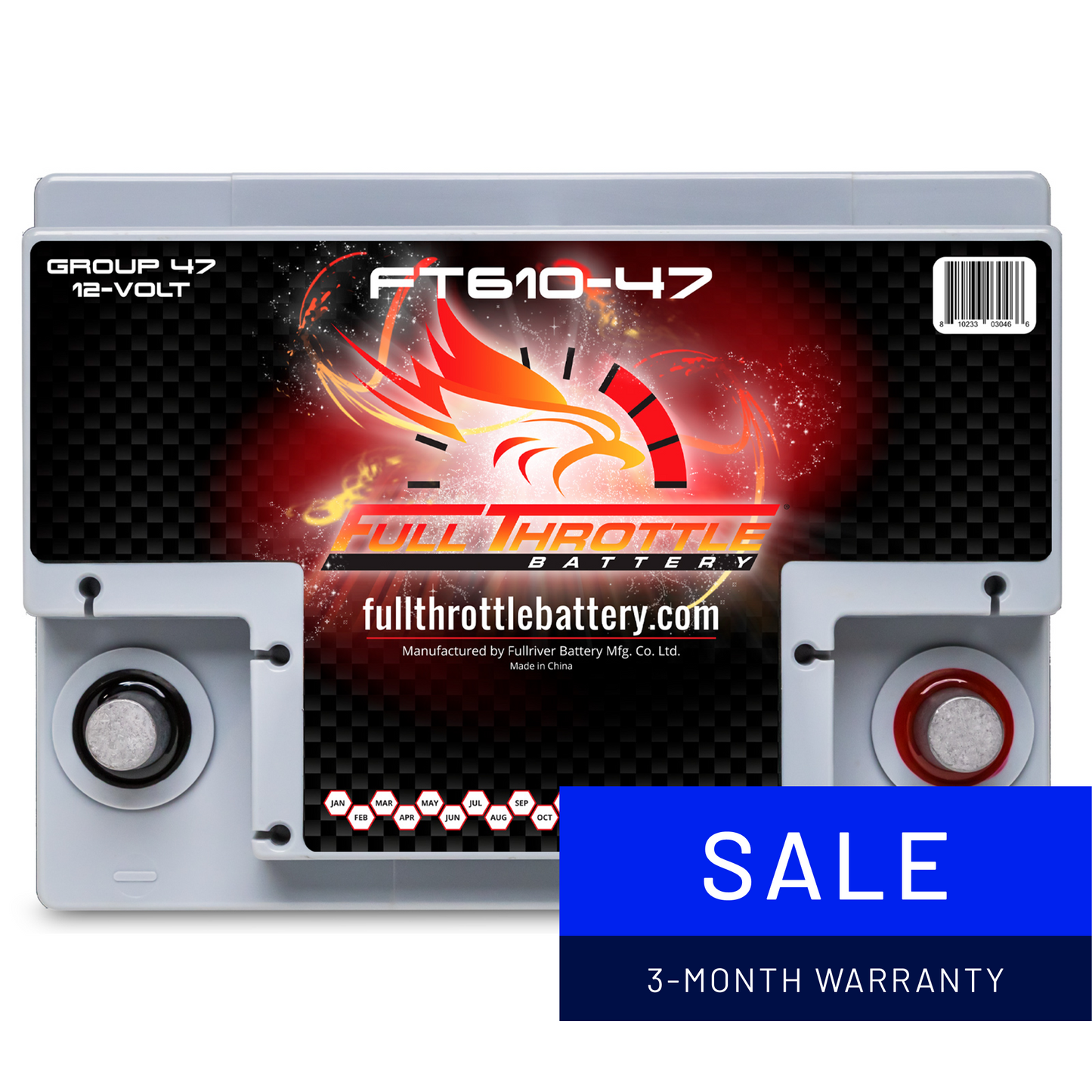 Full Throttle TPPL Battery FT610-47