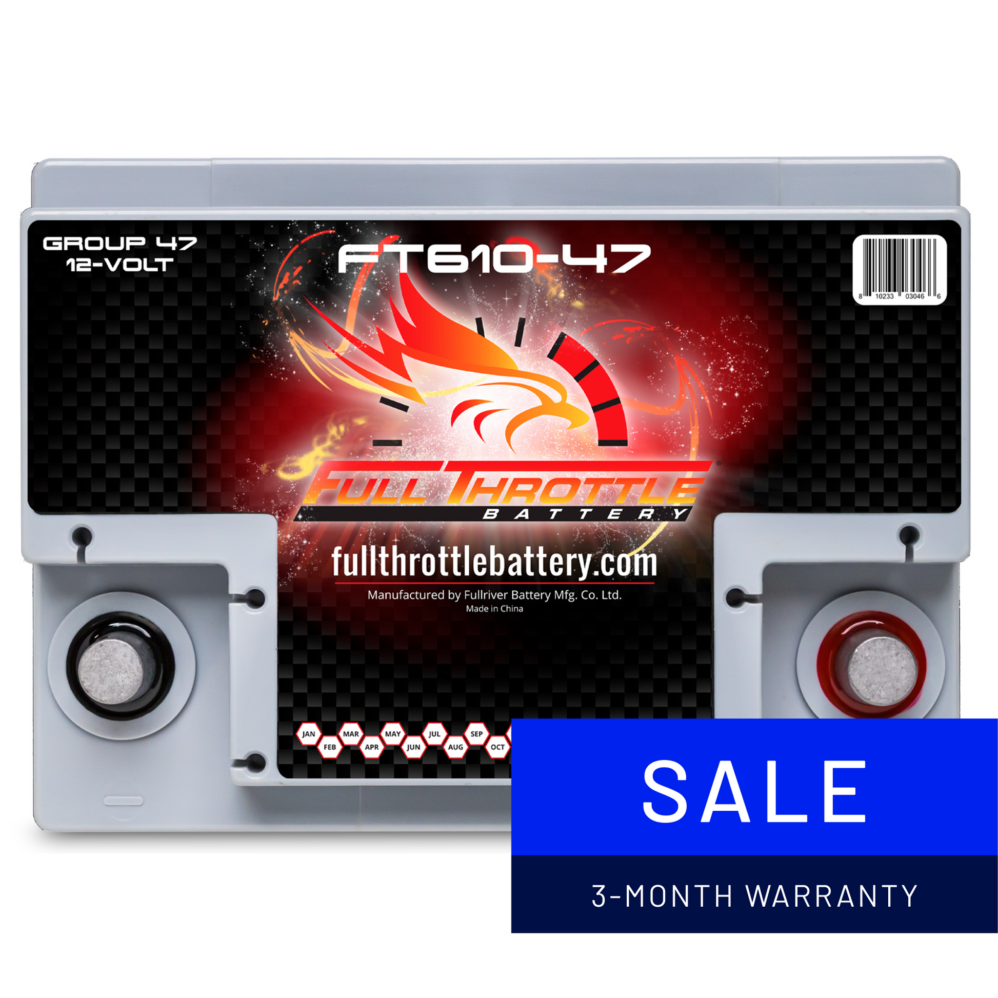 Full Throttle TPPL Battery FT610-47