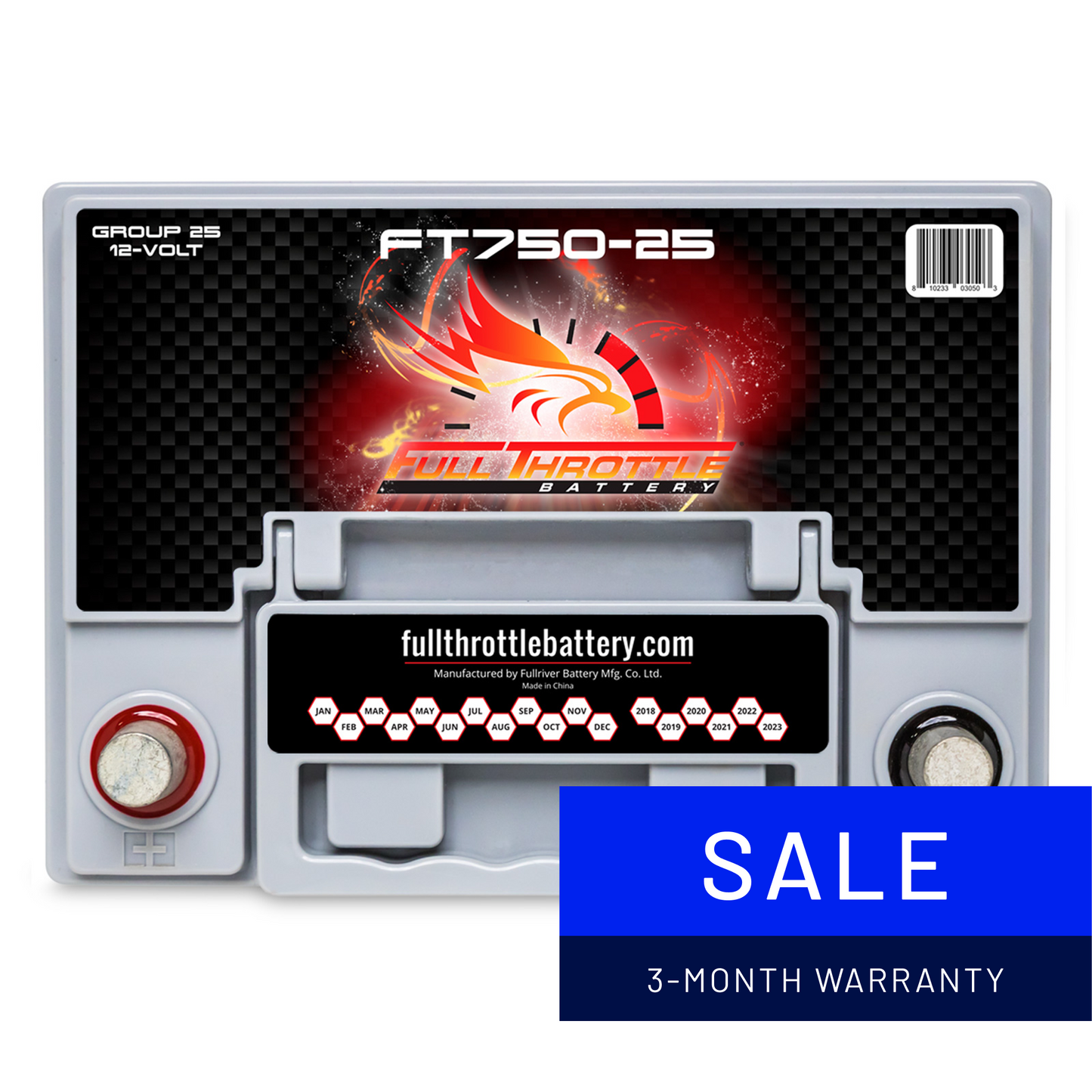 Full Throttle TPPL Battery FT750-25