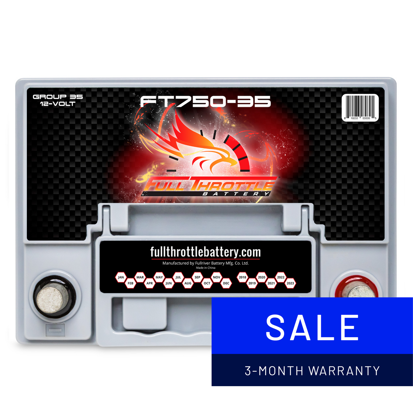 Full Throttle TPPL Battery FT750-35