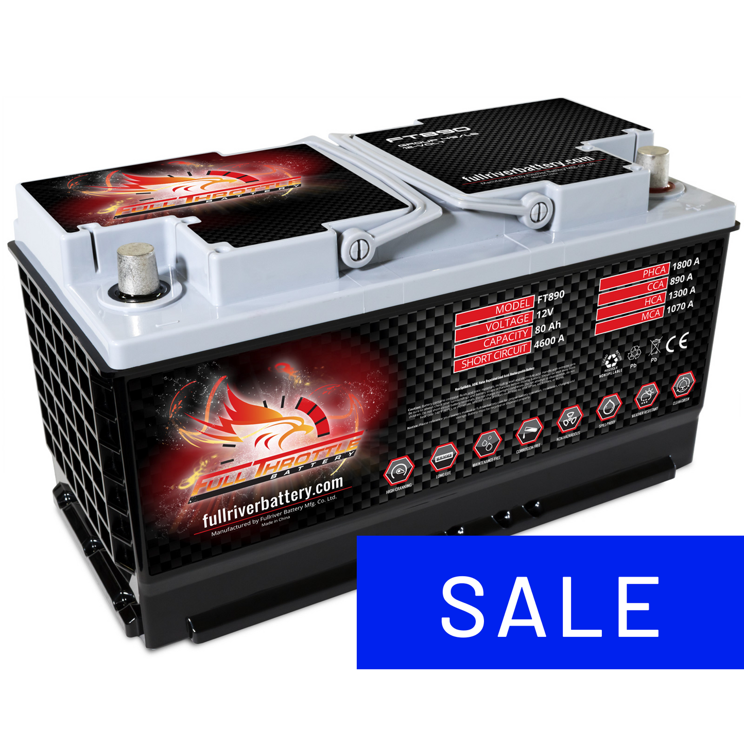 Full Throttle TPPL Battery FT890-49