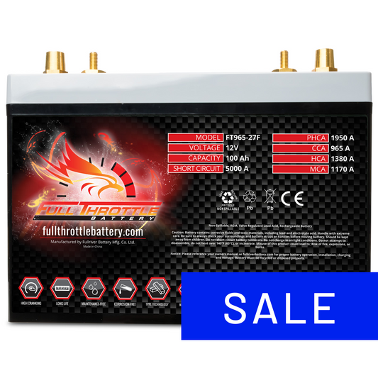 Full Throttle TPPL Battery FT965-27