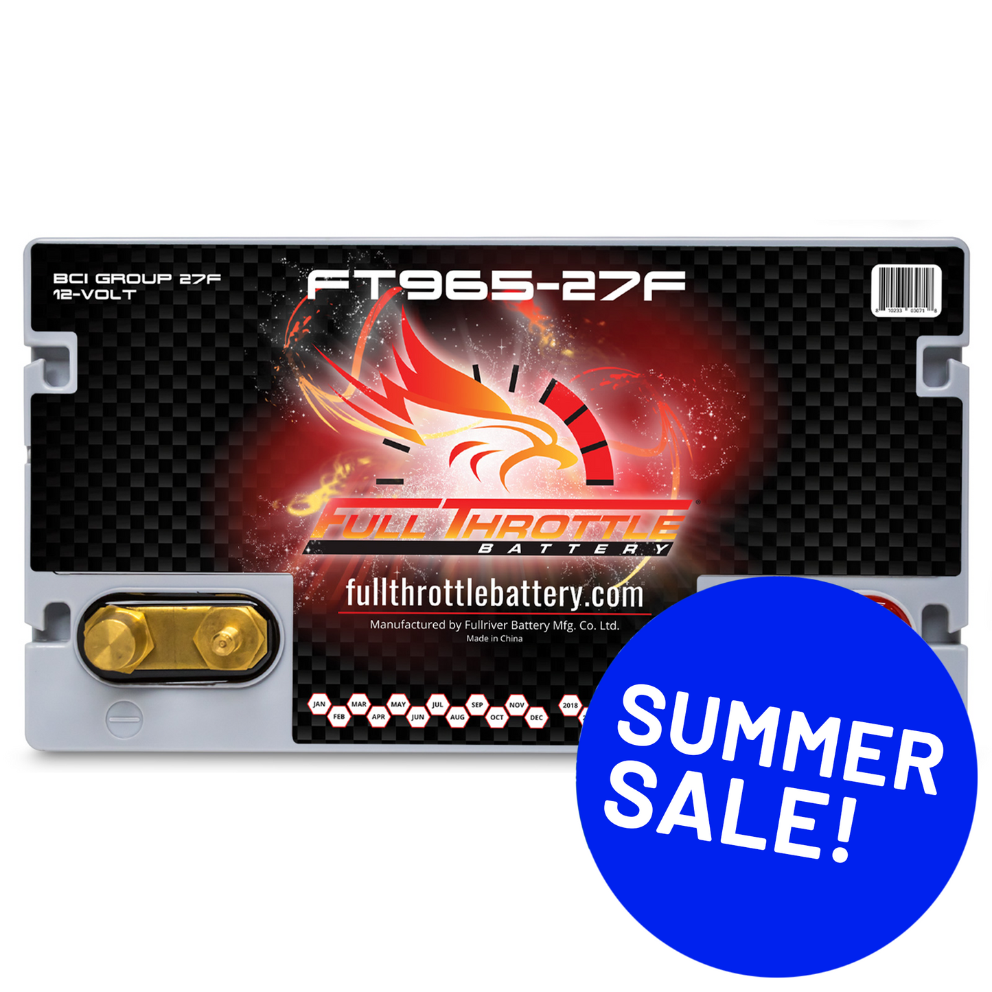 Full Throttle TPPL Battery FT965-27
