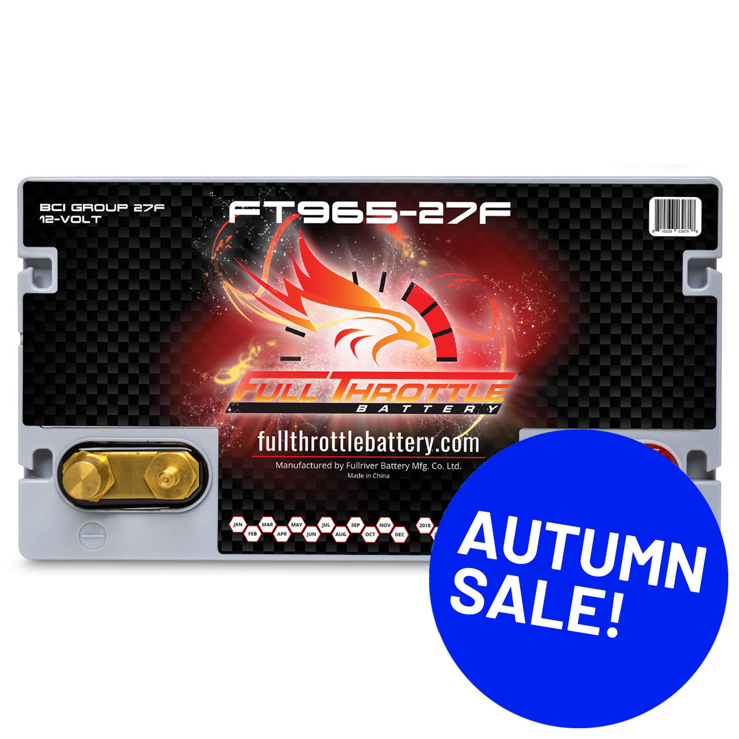 Full Throttle TPPL Battery FT965-27