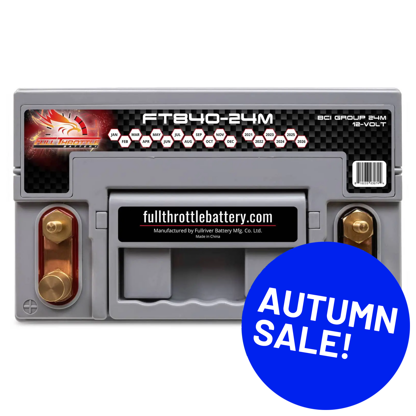 Full Throttle TPPL Battery FT840-24M