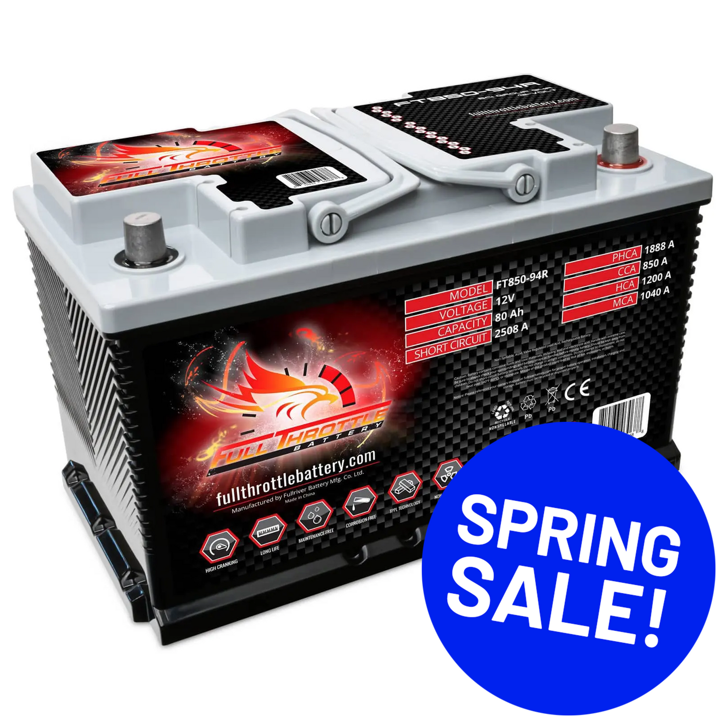 Full Throttle TPPL Battery FT850-94R