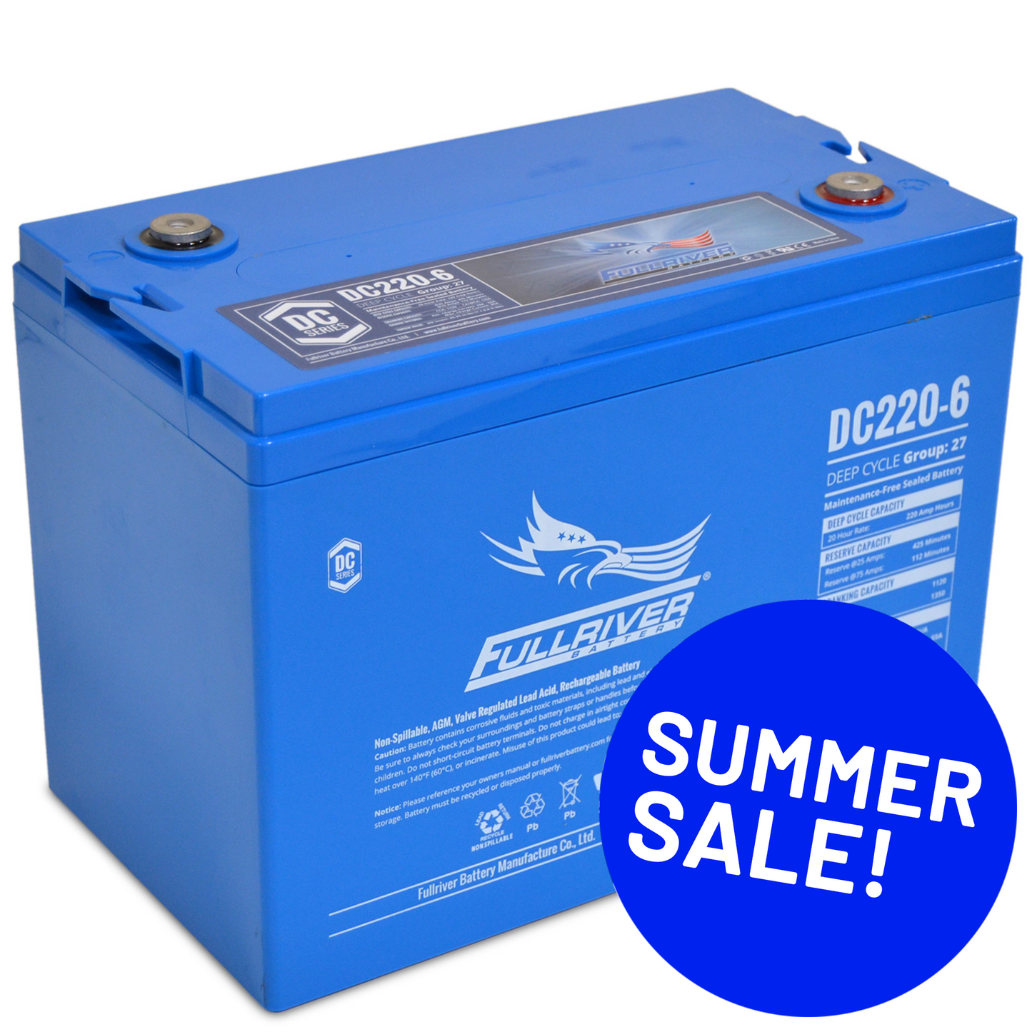 DC Series Battery 6V 220Ah  (DC220-6)