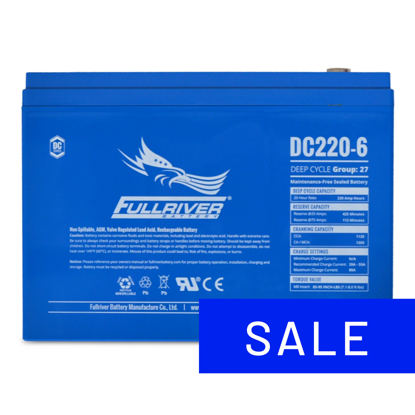 DC Series Battery 6V 220Ah  (DC220-6)
