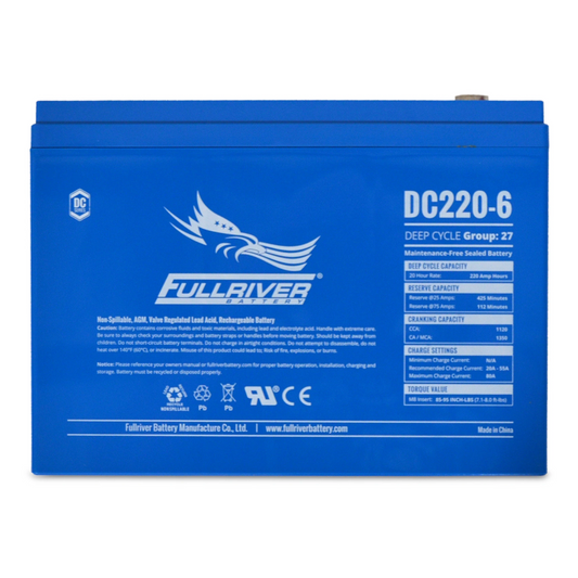 DC Series Battery 6V 220Ah (DC220-6)