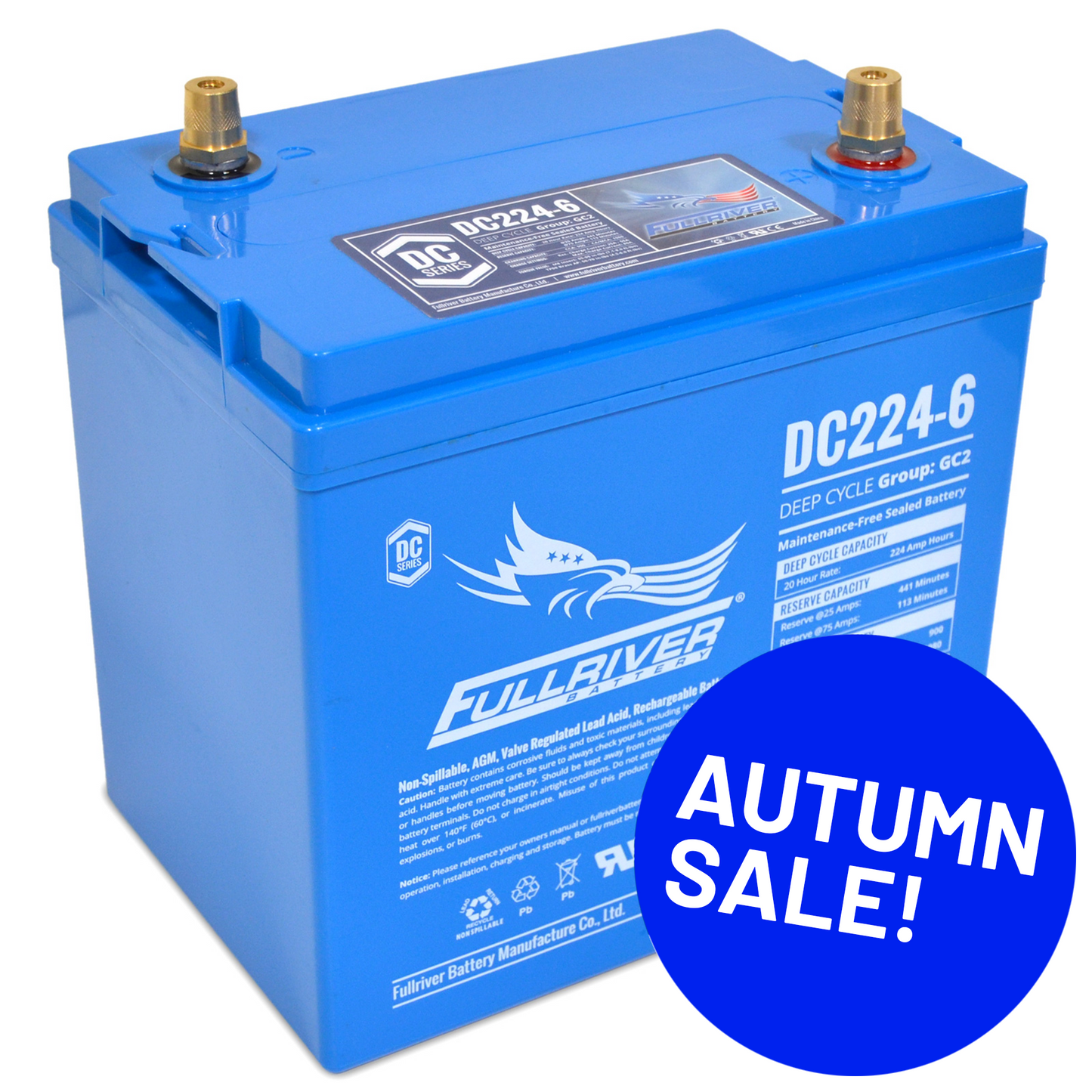 DC Series Battery 6V 224Ah  (DC224-6)