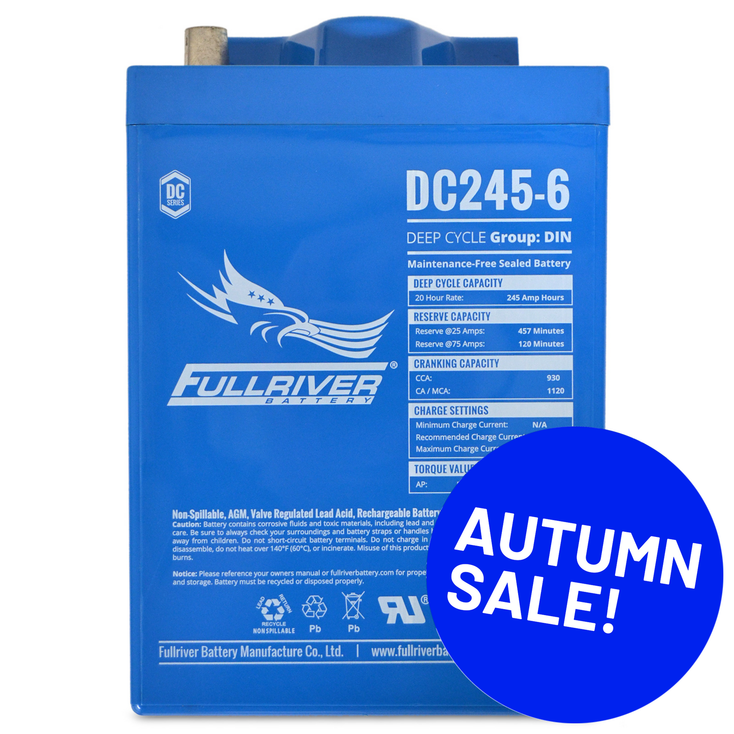 DC Series Battery 6V 245Ah  (DC245-6)