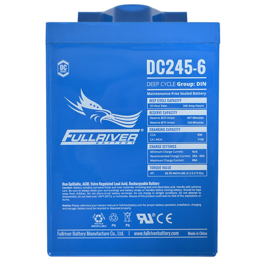 DC Series Battery 6V 245Ah (DC245-6)