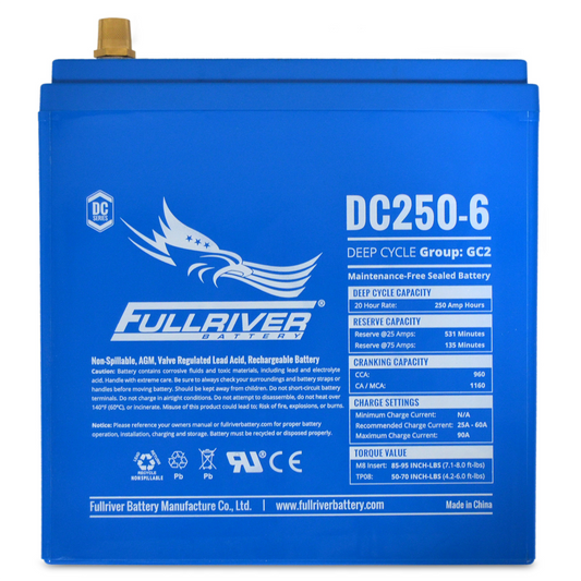 DC Series Battery 6V 250Ah (DC250-6)