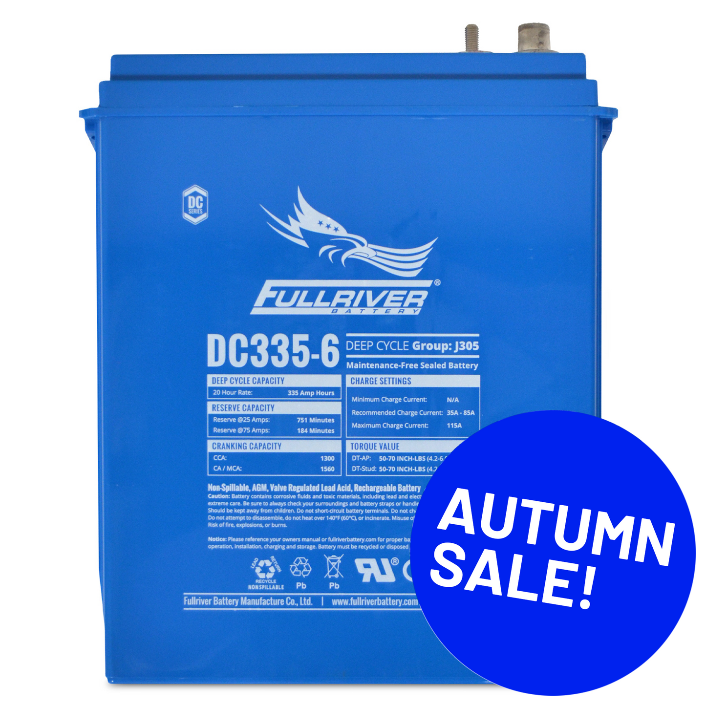 DC Series Battery 6V 335Ah  (DC335-6)