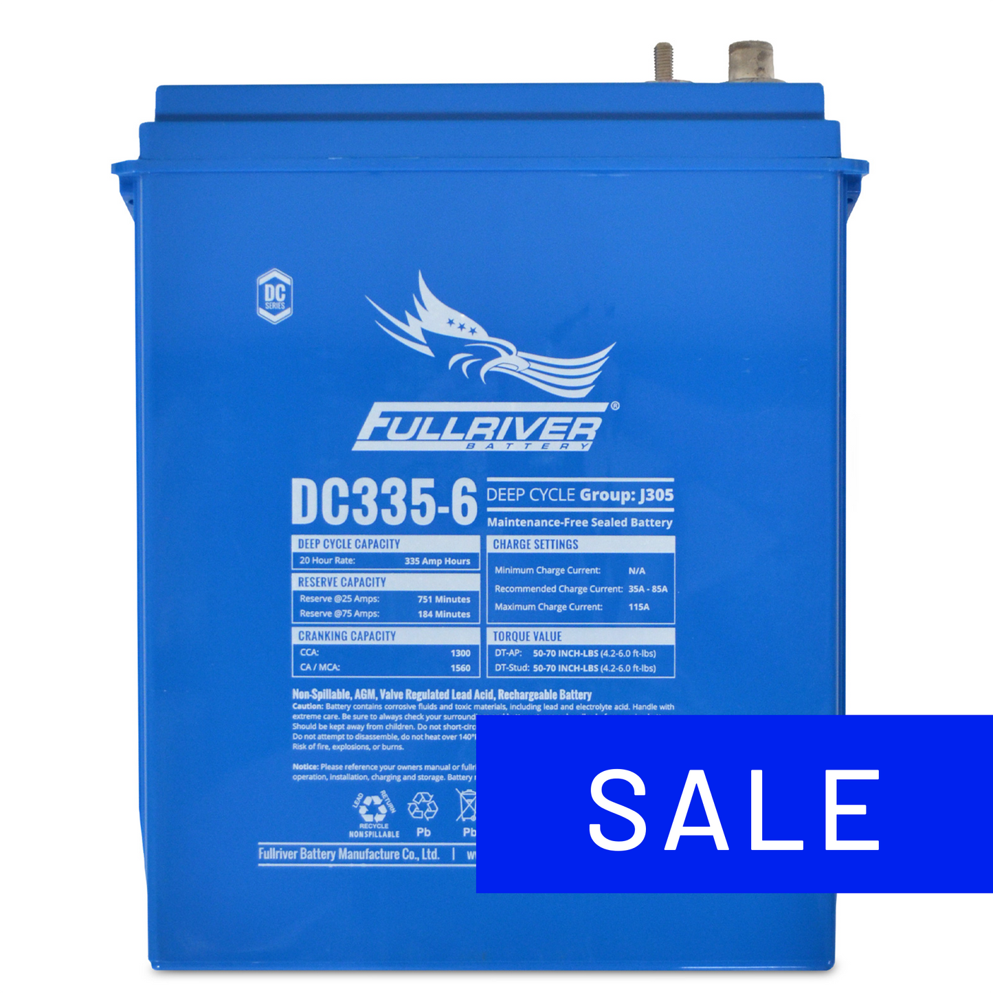 DC Series Battery 6V 335Ah  (DC335-6)