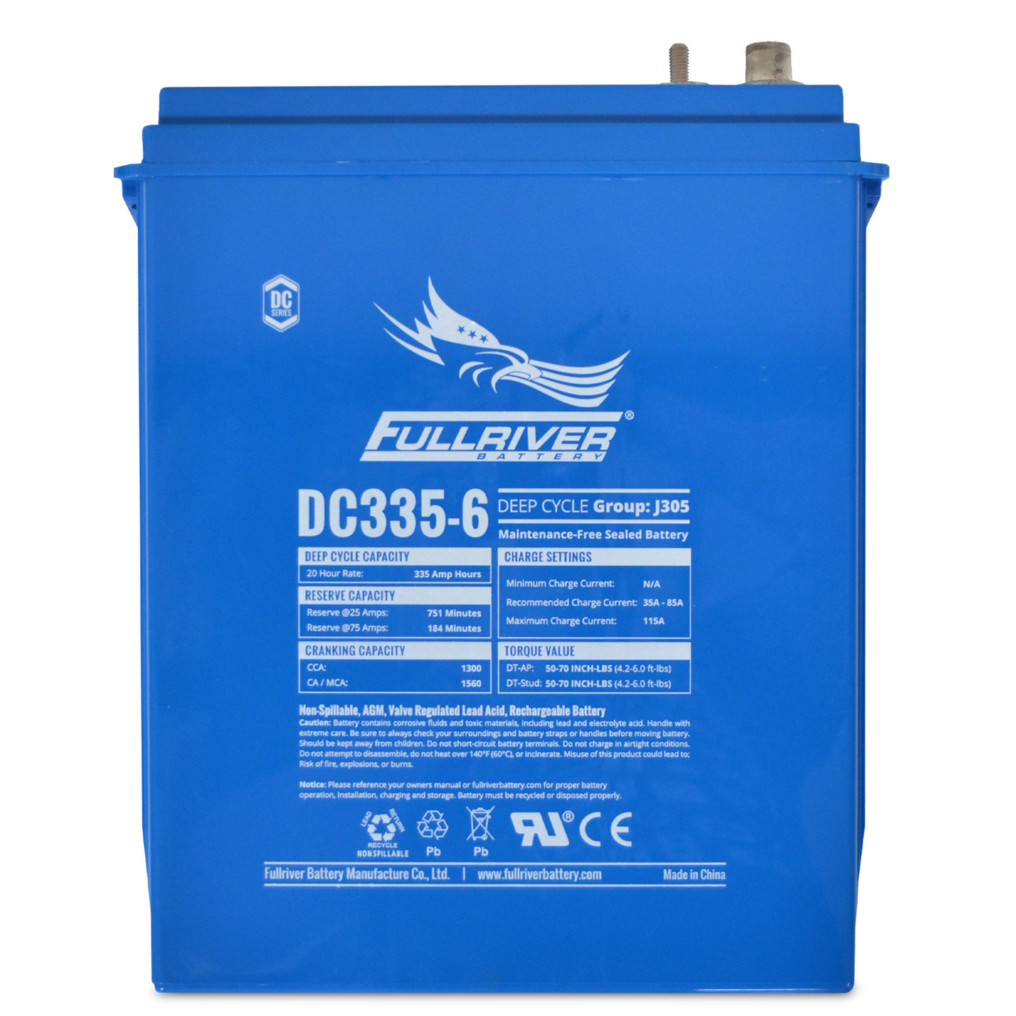 DC Series Battery 6V 335Ah  (DC335-6)