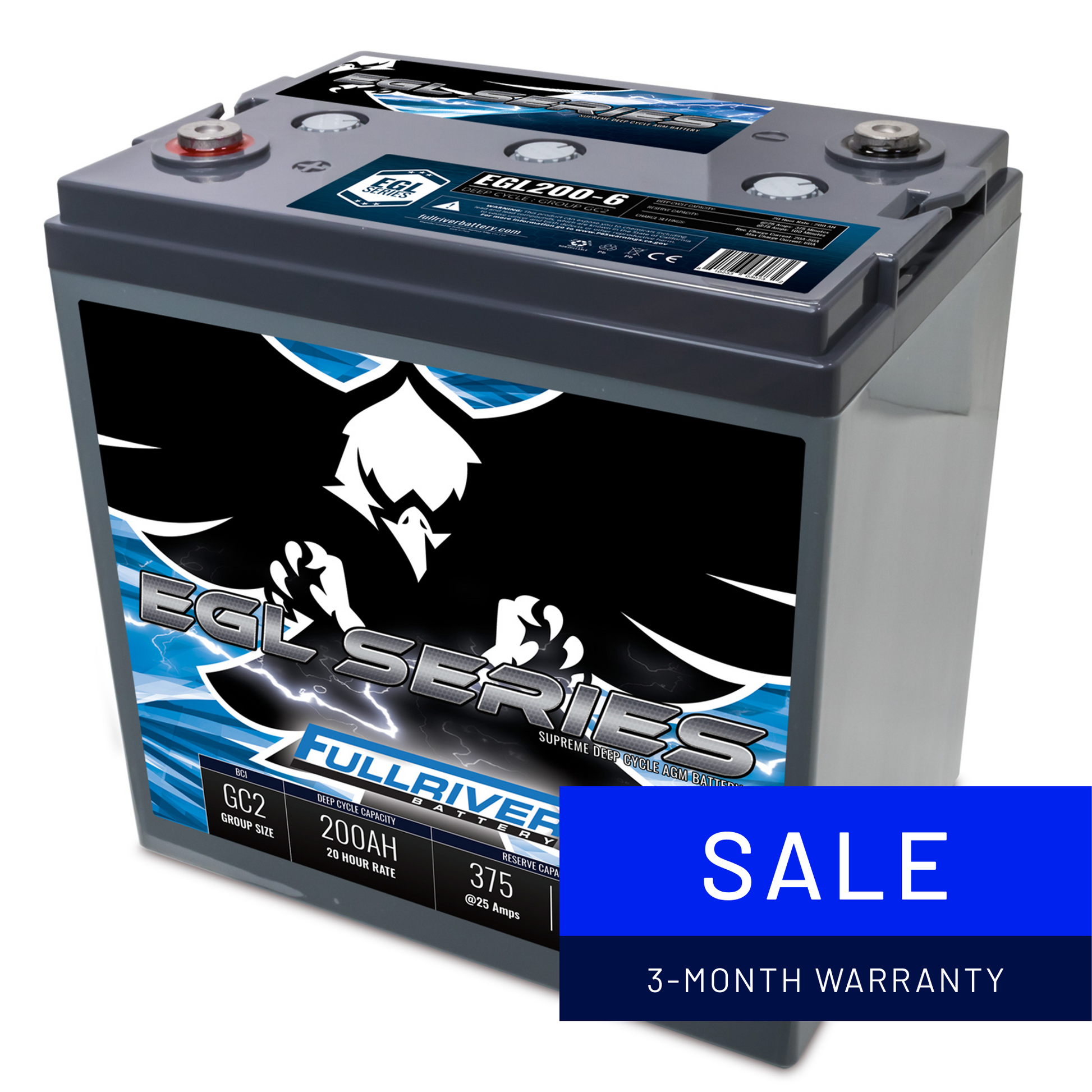 EGL200-6 Supreme Deep Cycle Battery