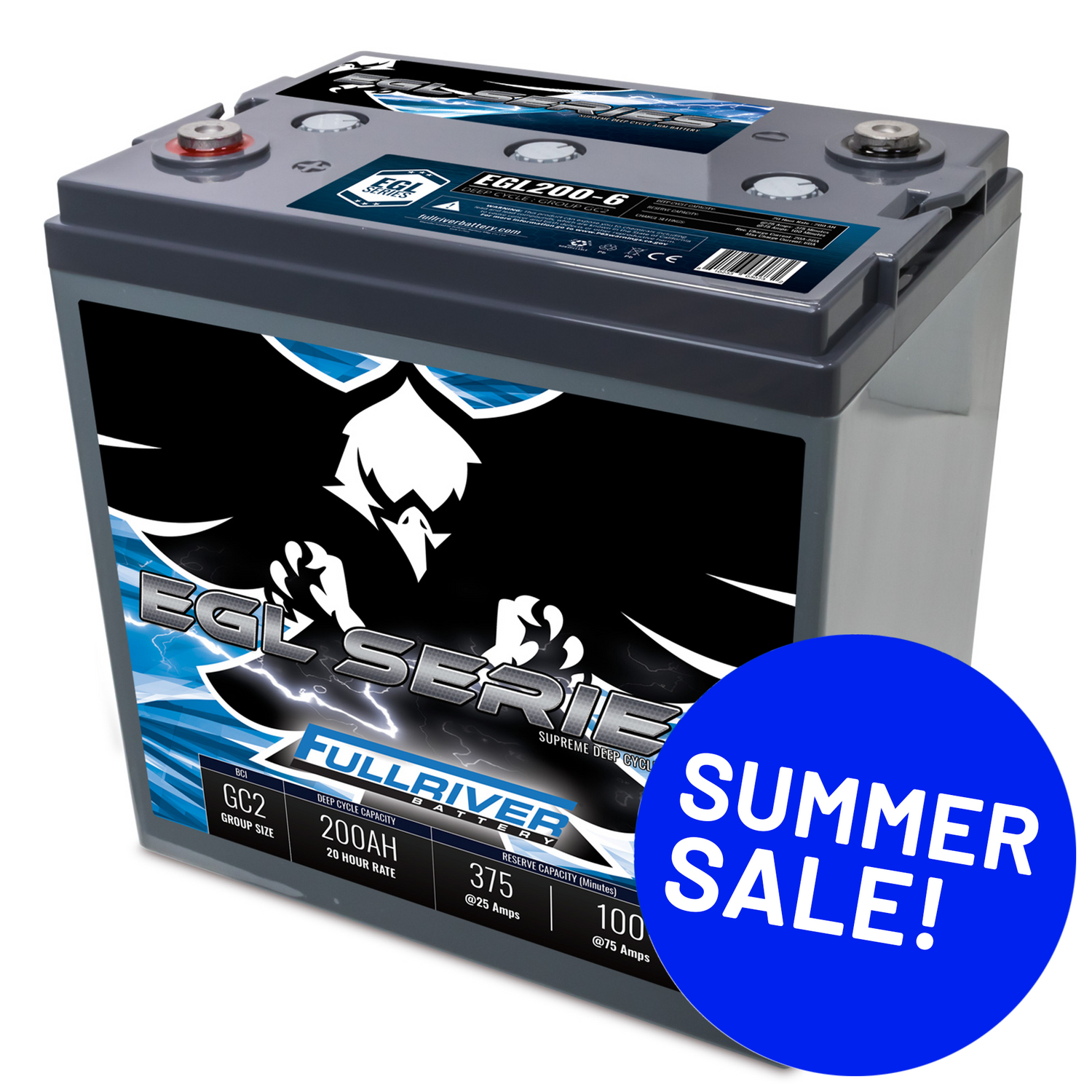 Fullriver EGL Supreme Deep Cycle Batteries