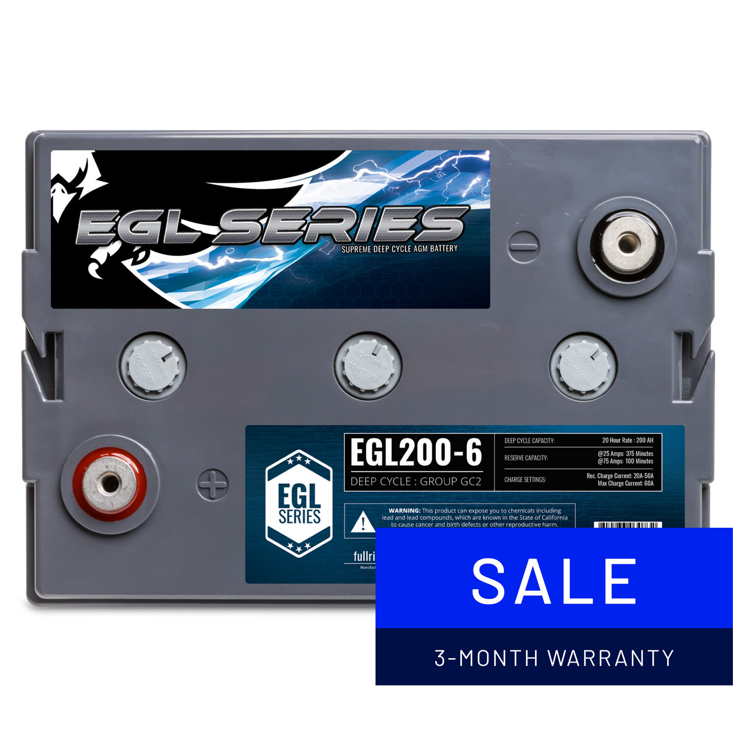 (M) Fullriver EGL Supreme Deep Cycle Batteries